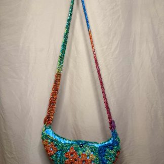 Green/Blue Crossbody Bag