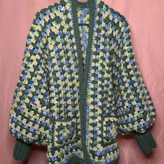 Green/Blue Cardigan