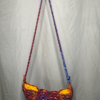 Orange/Purple Crossbody Bag